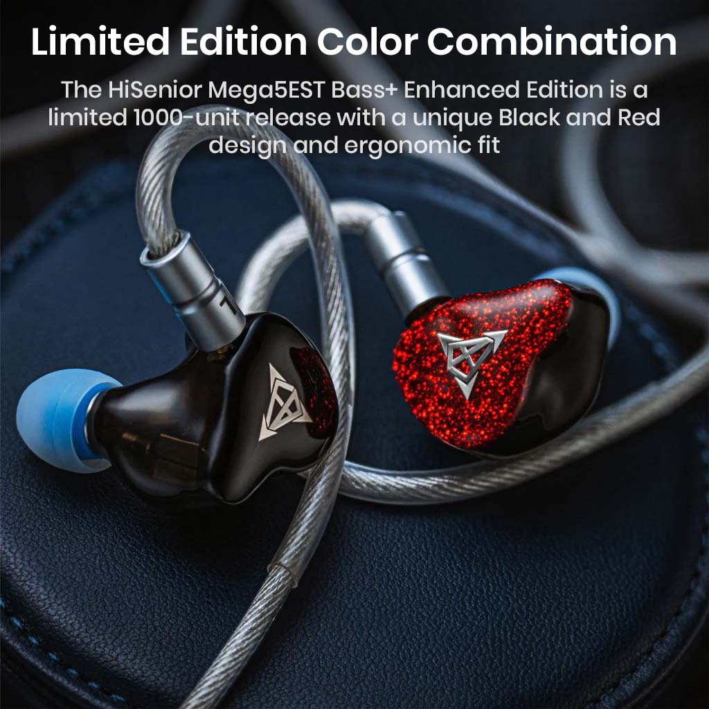 HiSenior - Mega5Est Bass + 1DD+2BA+2EST Tribrid Drivers IEM (Limited Edition) - Image 2