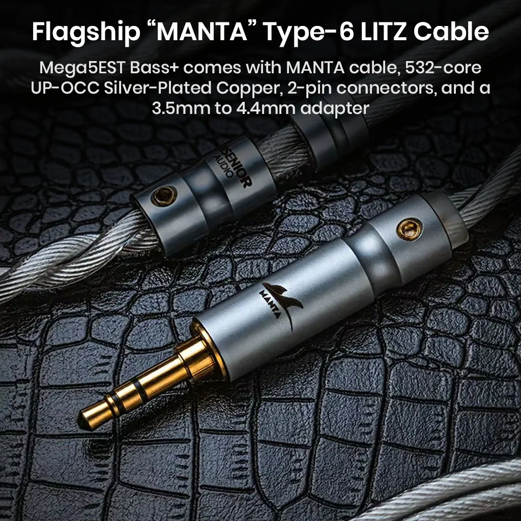 HiSenior - Mega5Est Bass + 1DD+2BA+2EST Tribrid Drivers IEM (Limited Edition) - Image 3