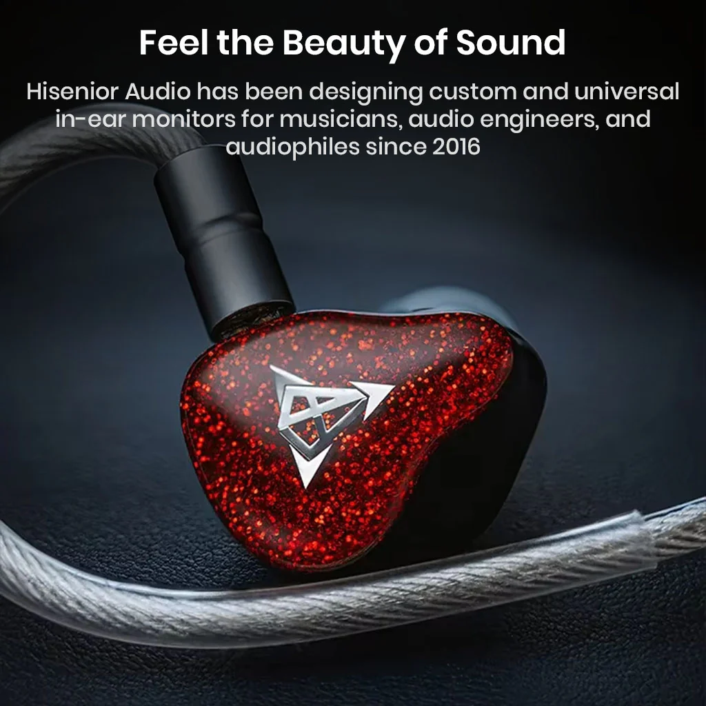 HiSenior - Mega5Est Bass + 1DD+2BA+2EST Tribrid Drivers IEM (Limited Edition) - Image 7