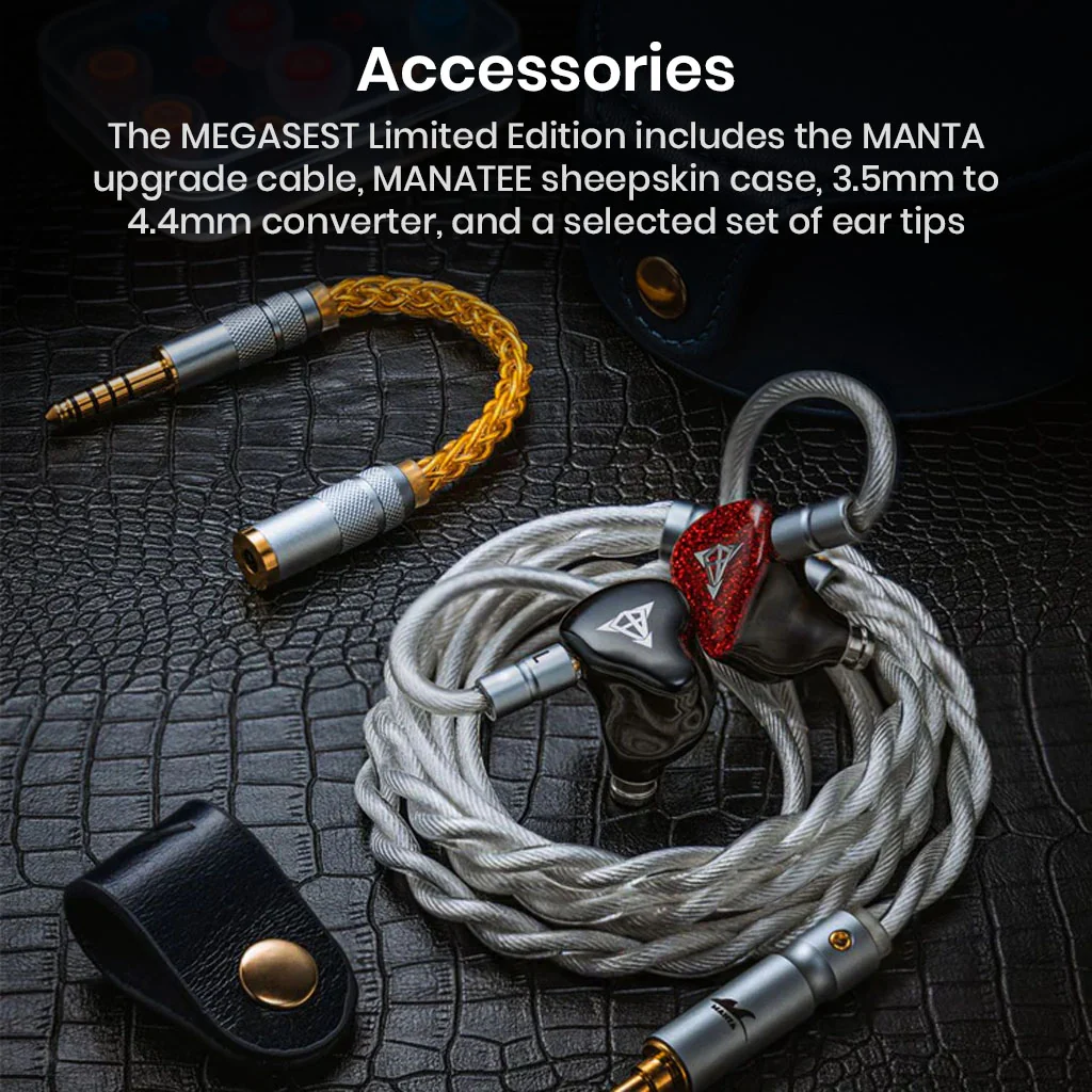 HiSenior - Mega5Est Bass + 1DD+2BA+2EST Tribrid Drivers IEM (Limited Edition) - Image 8