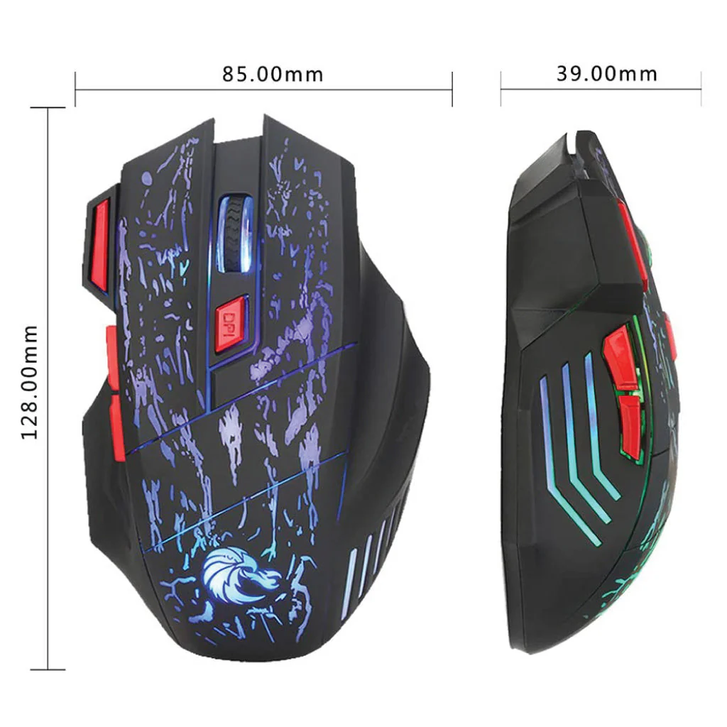 HXSJ - H300 Wired Optical 7D Gaming Mouse - Image 11