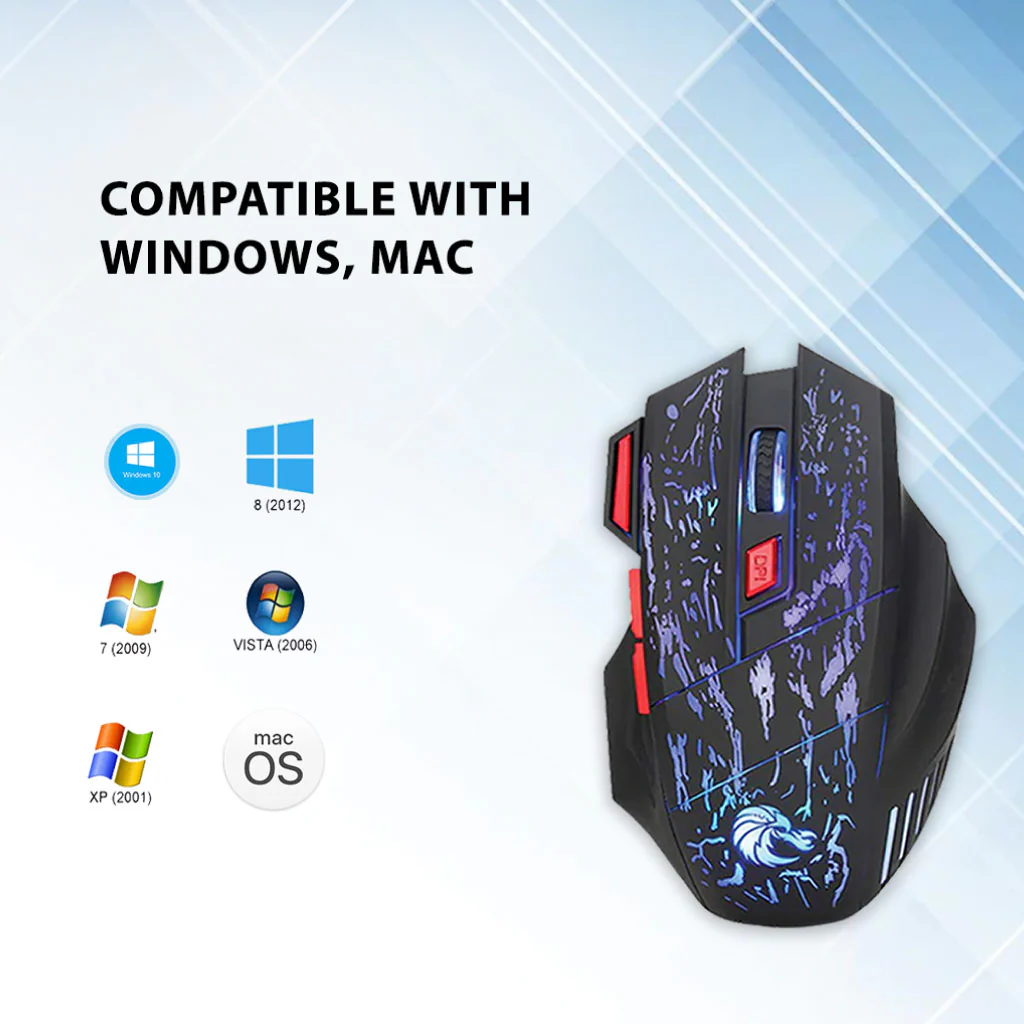 HXSJ - H300 Wired Optical 7D Gaming Mouse - Image 6