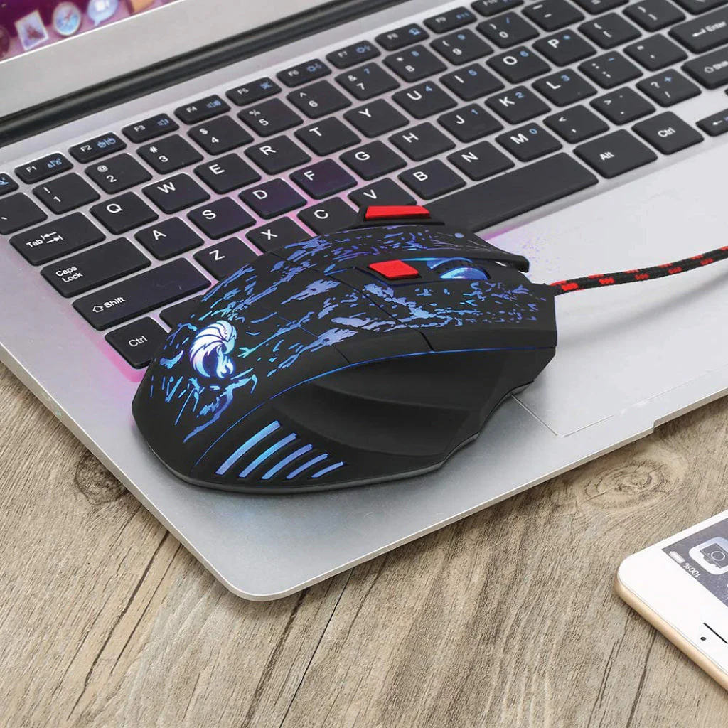 HXSJ - H300 Wired Optical 7D Gaming Mouse - Image 8