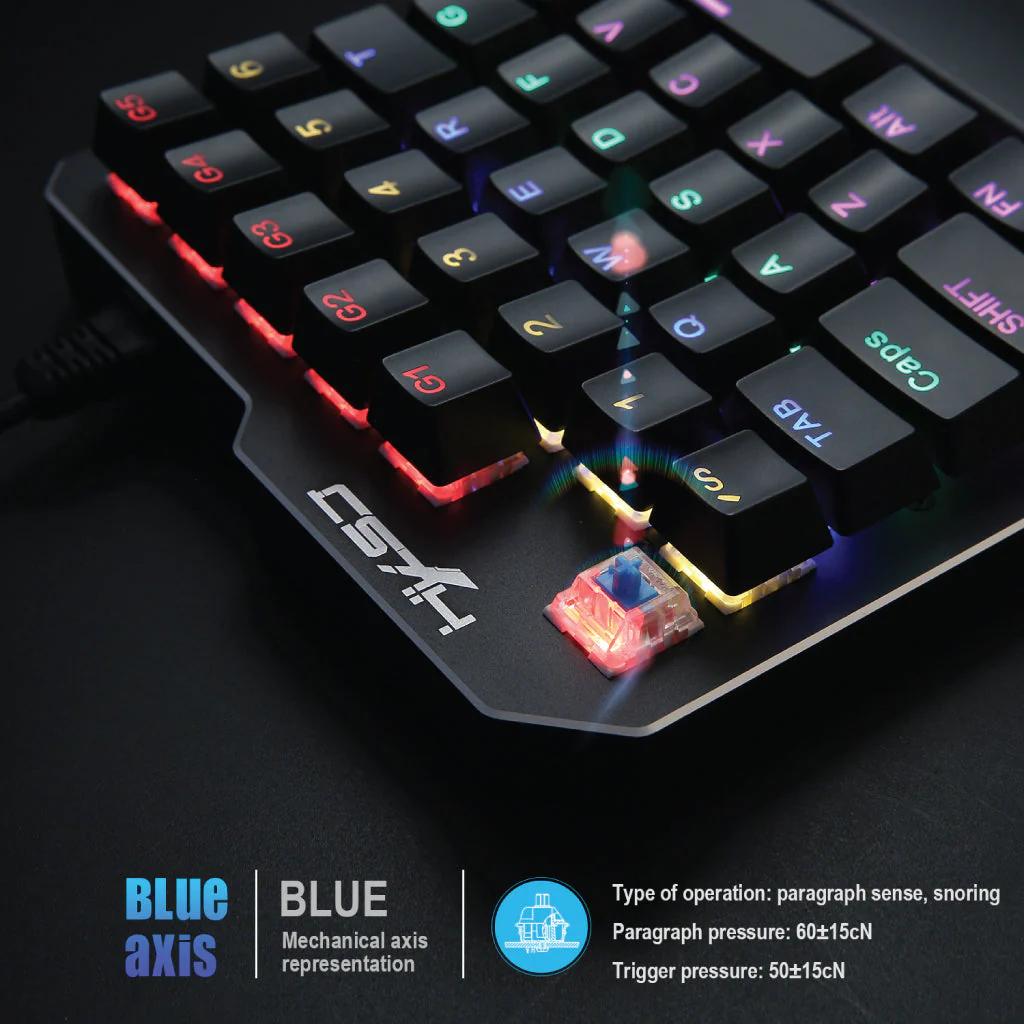 HXSJ - J100 Wired Gaming Keyboard - Image 4