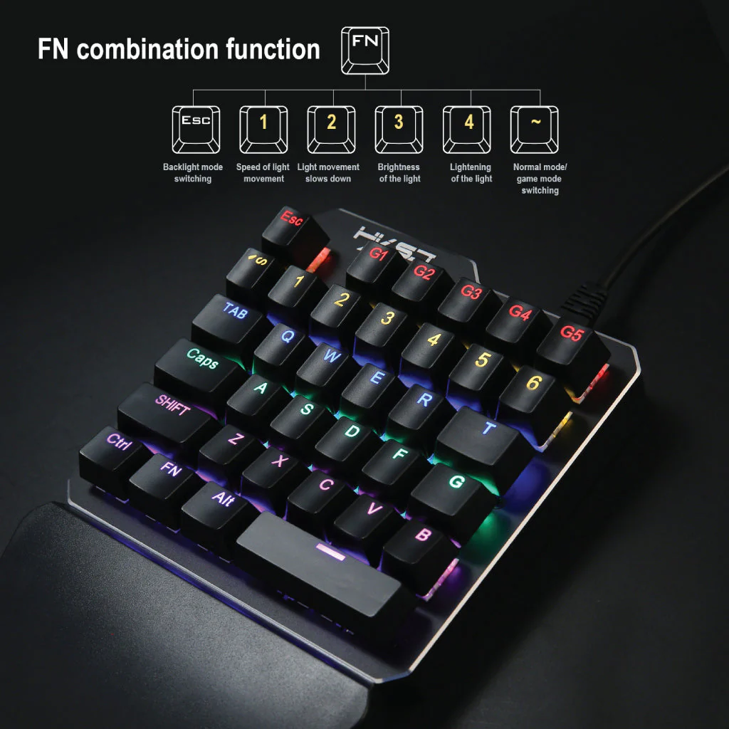 HXSJ - J100 Wired Gaming Keyboard - Image 7