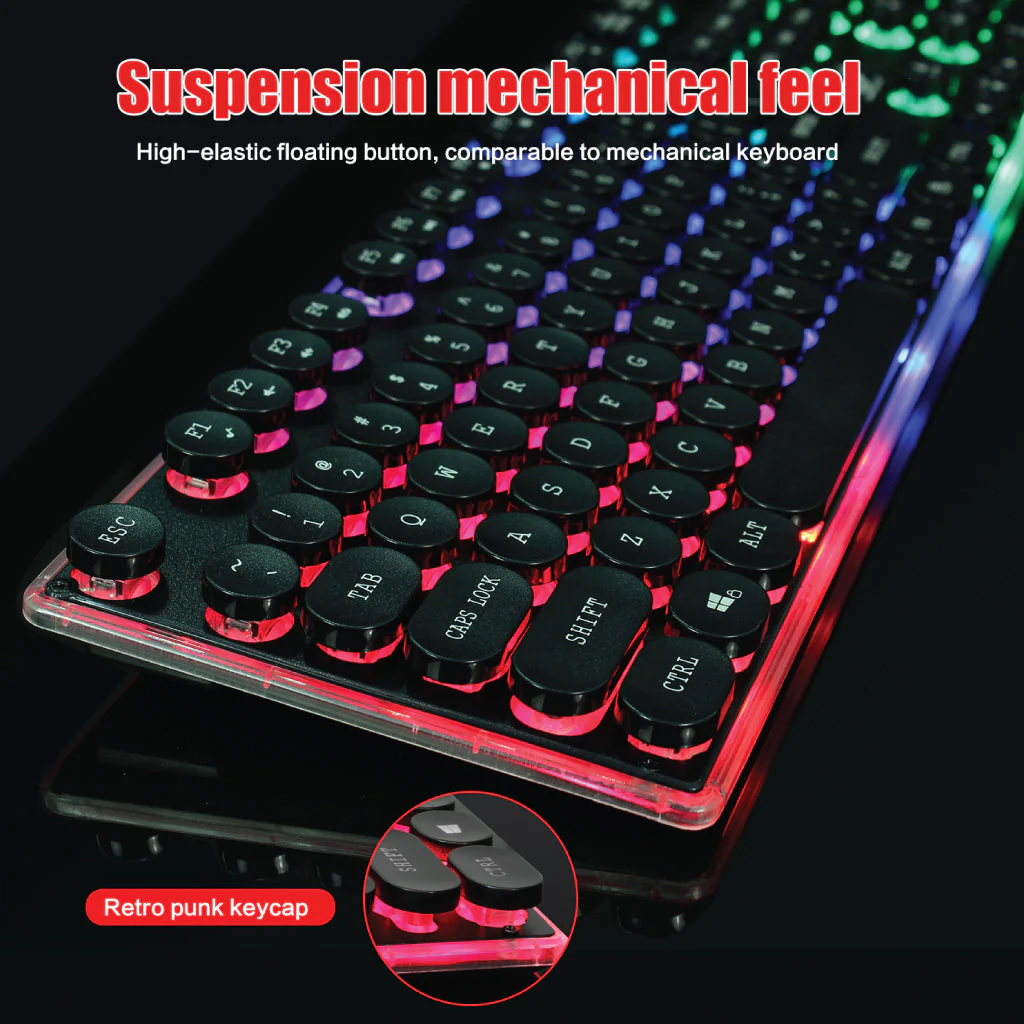 HXSJ - J40 Wired Gaming Keyboard Mouse Combo - Image 8