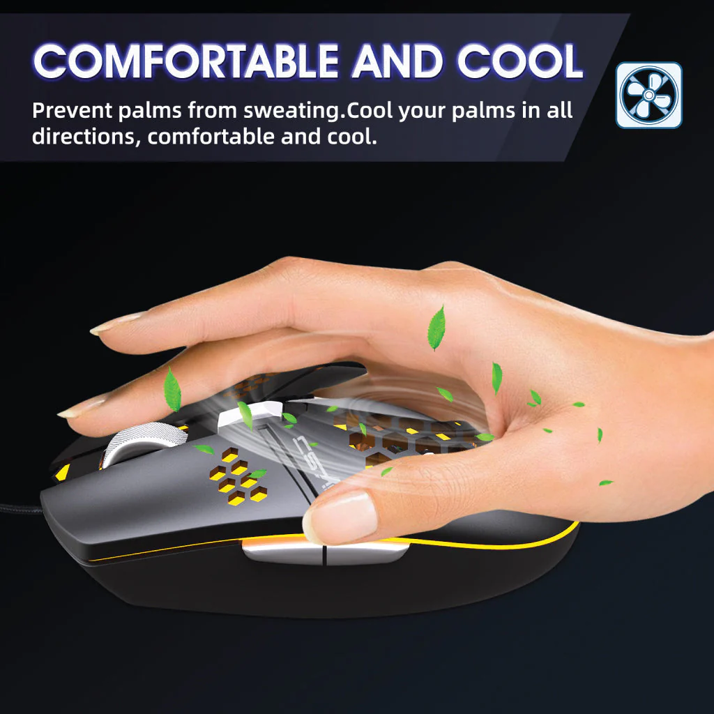 HXSJ - J400 Wired Gaming Mouse - Image 17