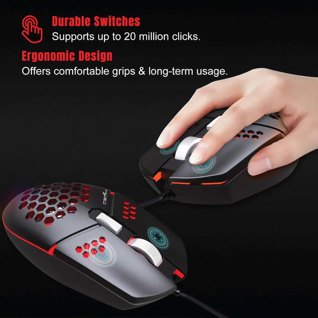 HXSJ - J400 Wired Gaming Mouse - Image 18