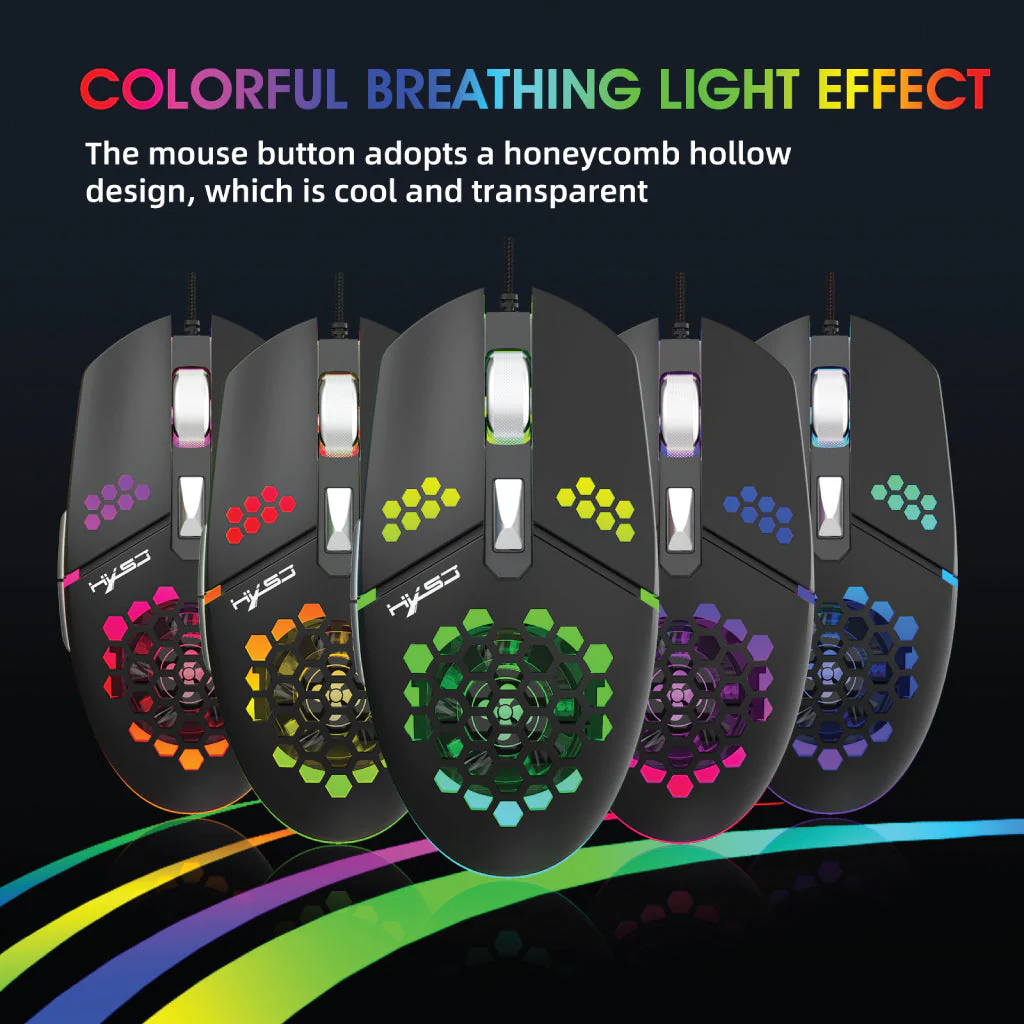 HXSJ - J400 Wired Gaming Mouse - Image 3