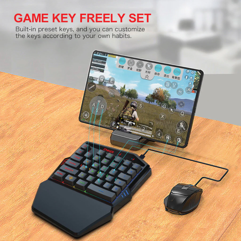 HXSJ - K99 Wireless Gaming Keyboard  Mouse Combo - Image 11