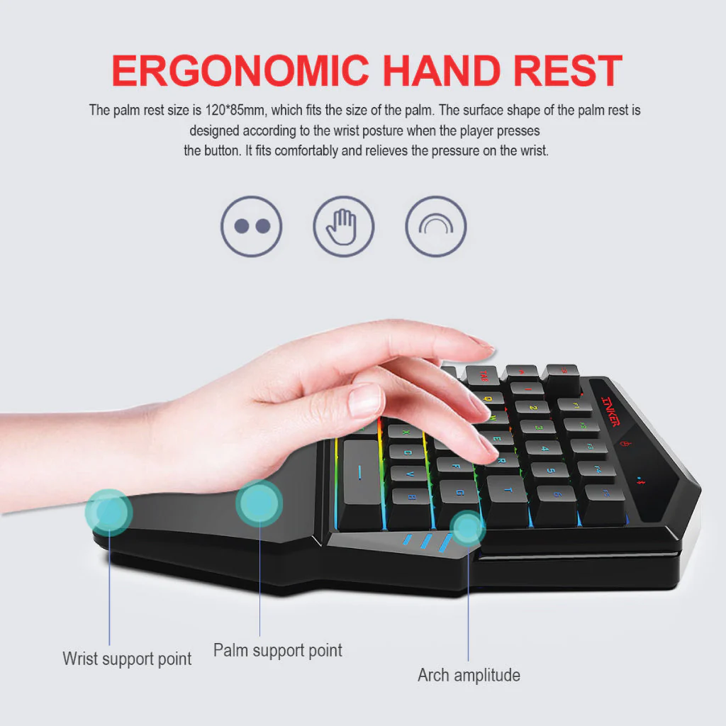 HXSJ - K99 Wireless Gaming Keyboard  Mouse Combo - Image 12