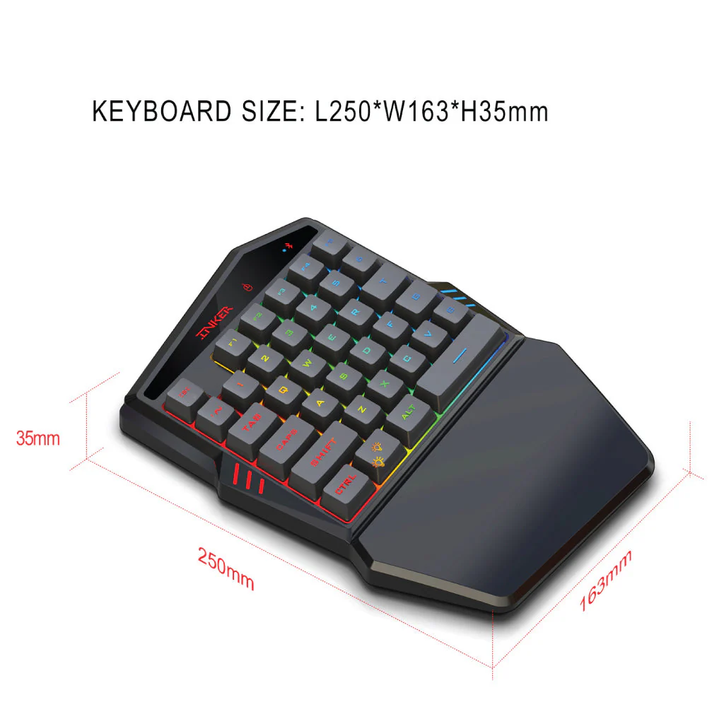 HXSJ - K99 Wireless Gaming Keyboard  Mouse Combo - Image 15