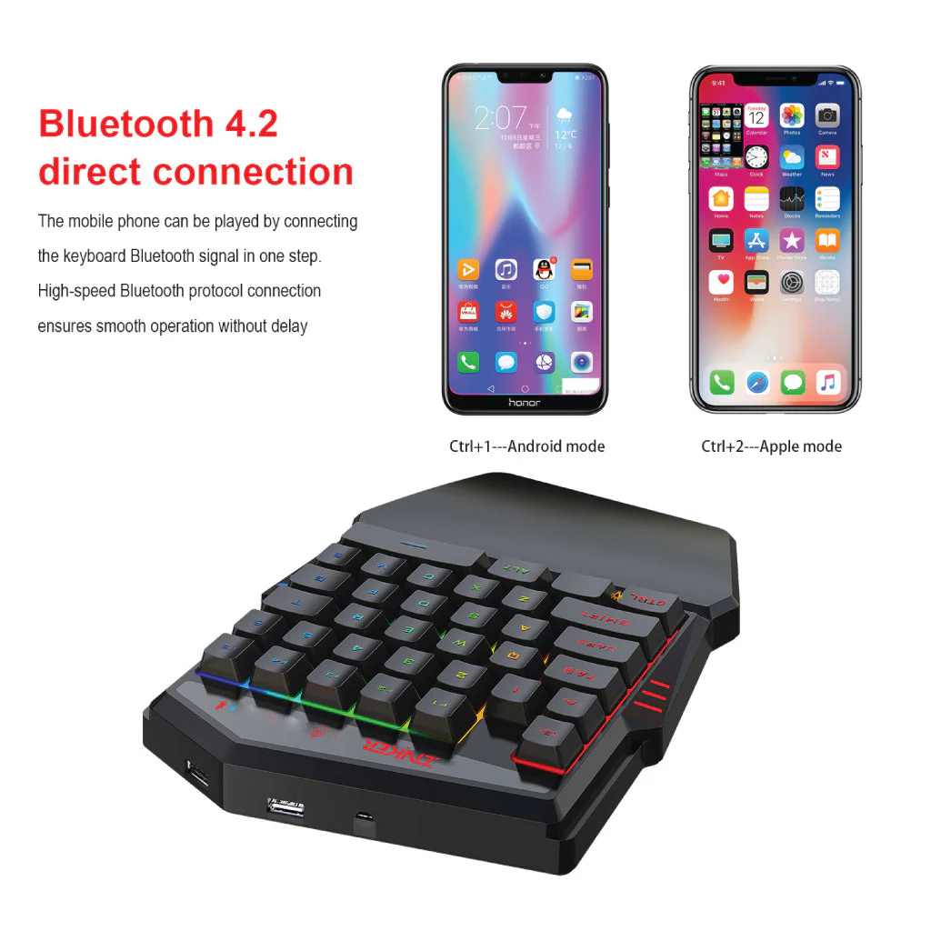 HXSJ - K99 Wireless Gaming Keyboard  Mouse Combo - Image 17