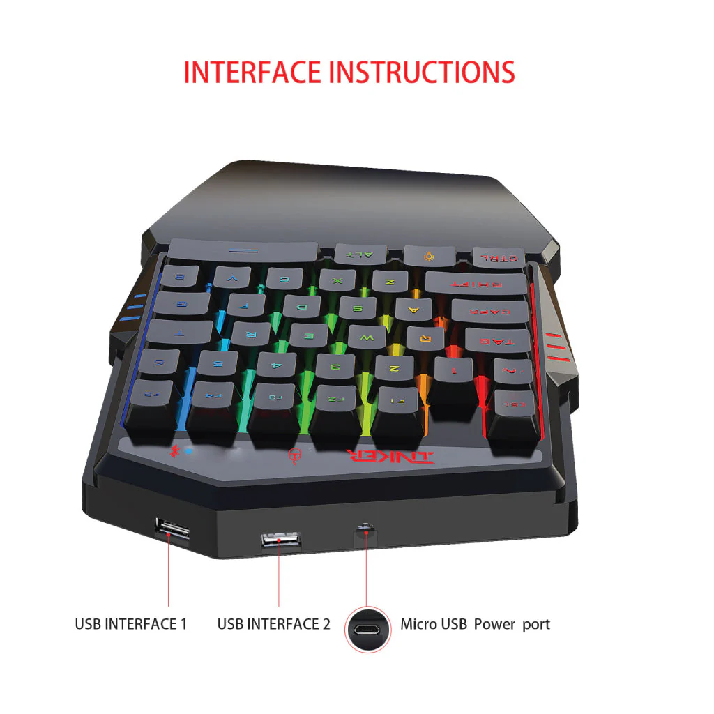 HXSJ - K99 Wireless Gaming Keyboard  Mouse Combo - Image 18