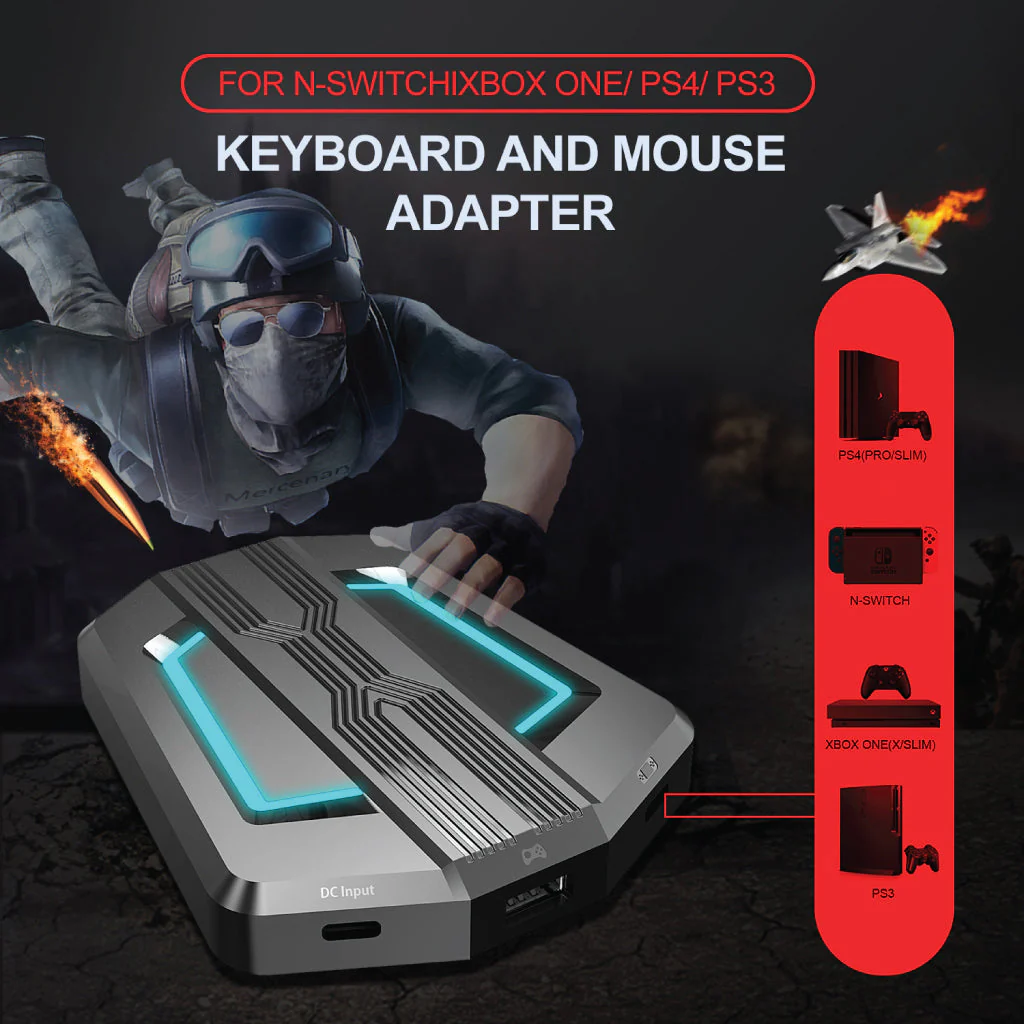 HXSJ - P6 Keyboard and Mouse Converter (Demo Unit) - Image 13