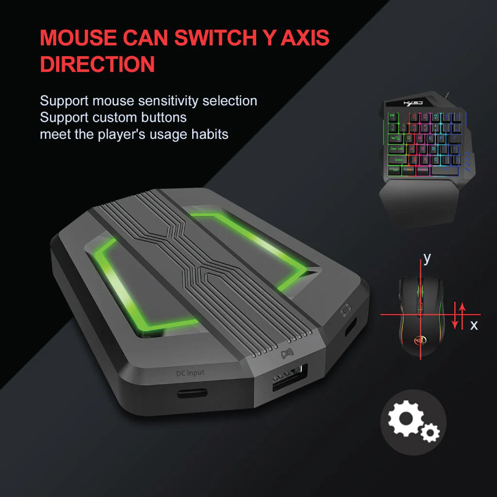 HXSJ - P6 Keyboard and Mouse Converter (Demo Unit) - Image 14