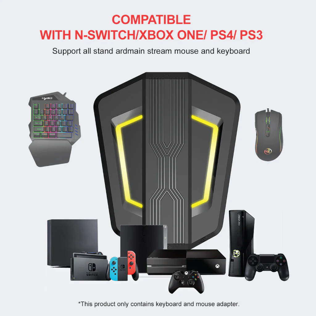 HXSJ - P6 Keyboard and Mouse Converter (Demo Unit) - Image 18