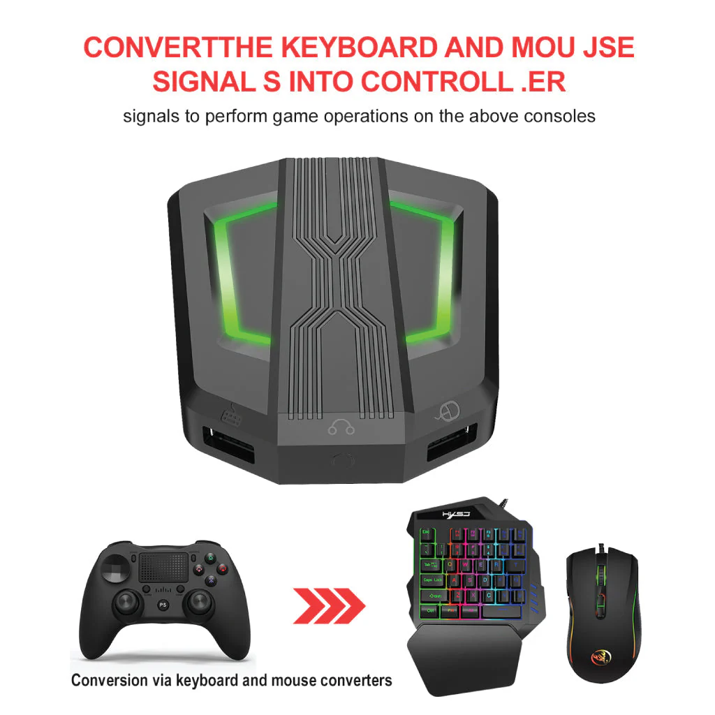 HXSJ - P6 Keyboard and Mouse Converter (Demo Unit) - Image 7