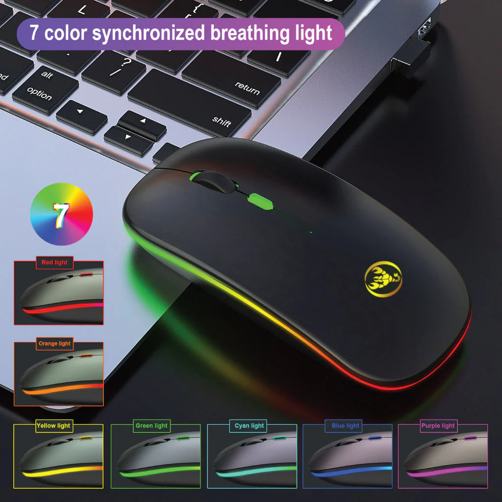 HXSJ - T18  Dual Mode Wireless Mouse - Image 12