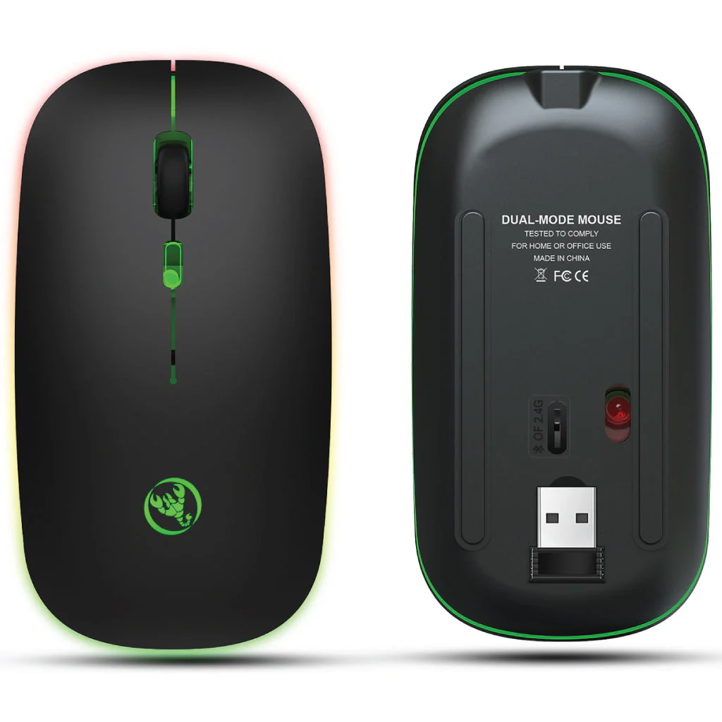 HXSJ - T18  Dual Mode Wireless Mouse - Image 4