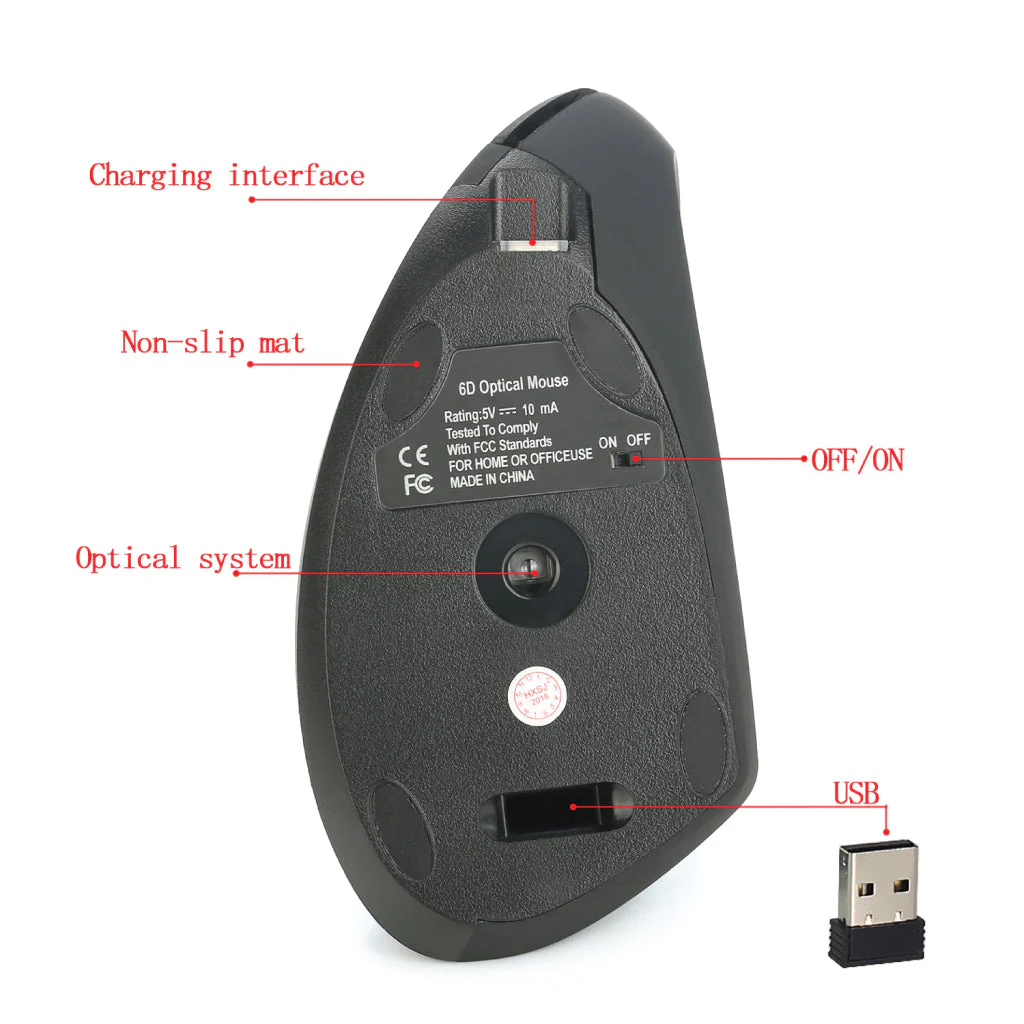 HXSJ - T22 Wireless Mouse - Image 4