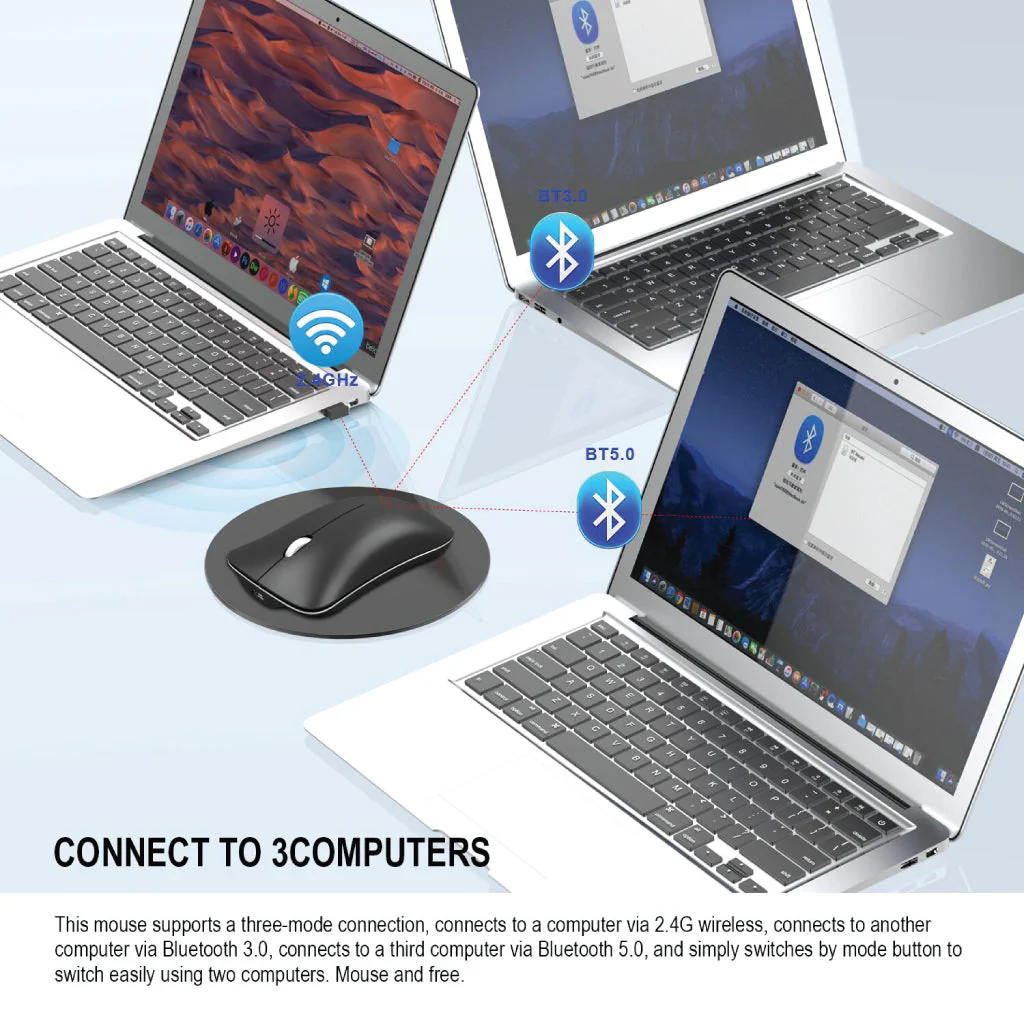 HXSJ - T23 Wireless Mouse - Image 5
