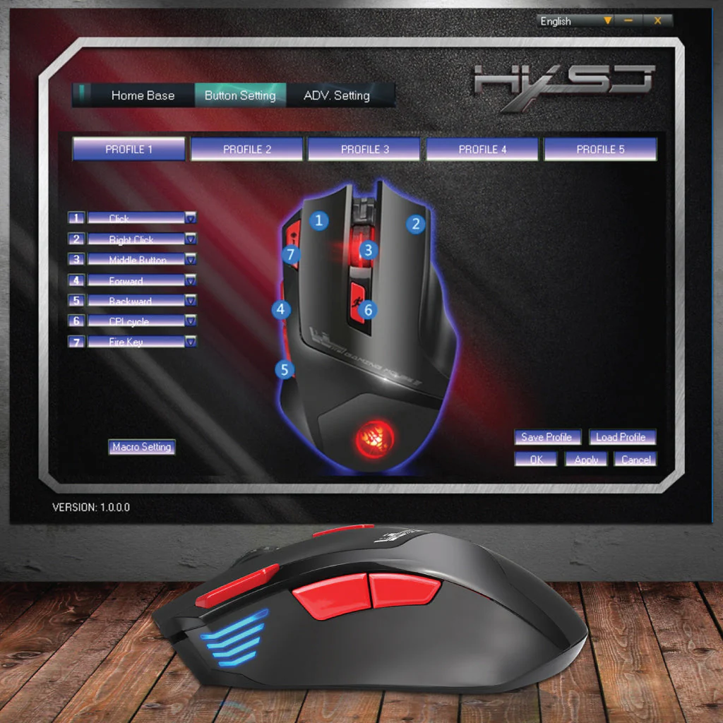 HXSJ - T88 Wireless Gaming Mouse - Image 4