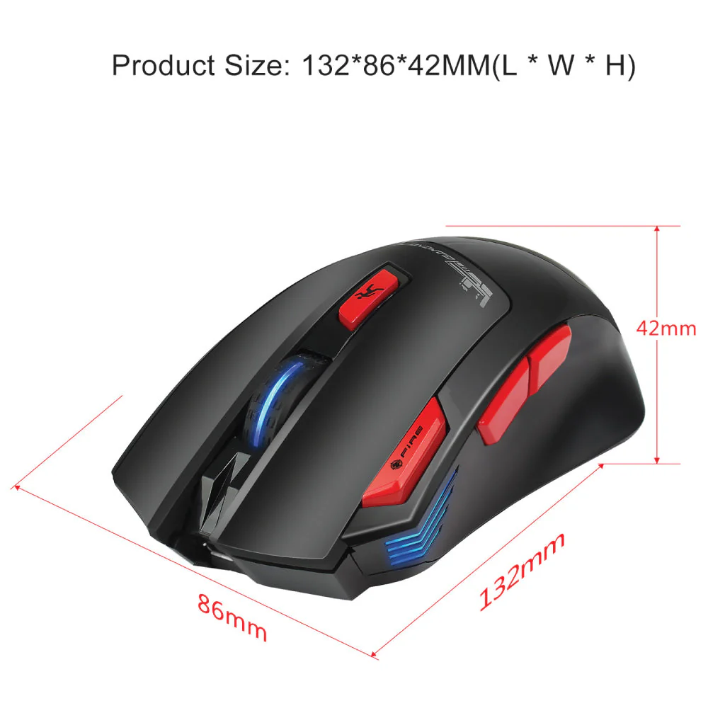 HXSJ - T88 Wireless Gaming Mouse - Image 8