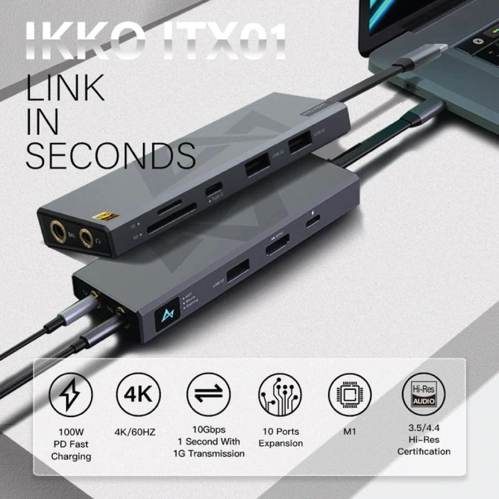 IKKO - ITX01 10 IN 1 USB C Dac Hub - Image 5