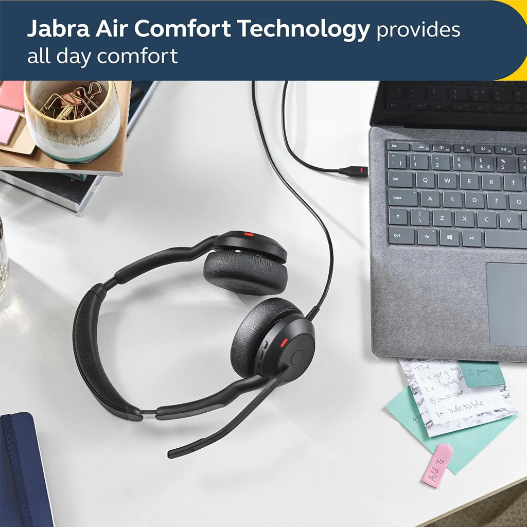 JABRA - EVOLVE2 50 MS Stereo Headset(Unboxed) - Image 2