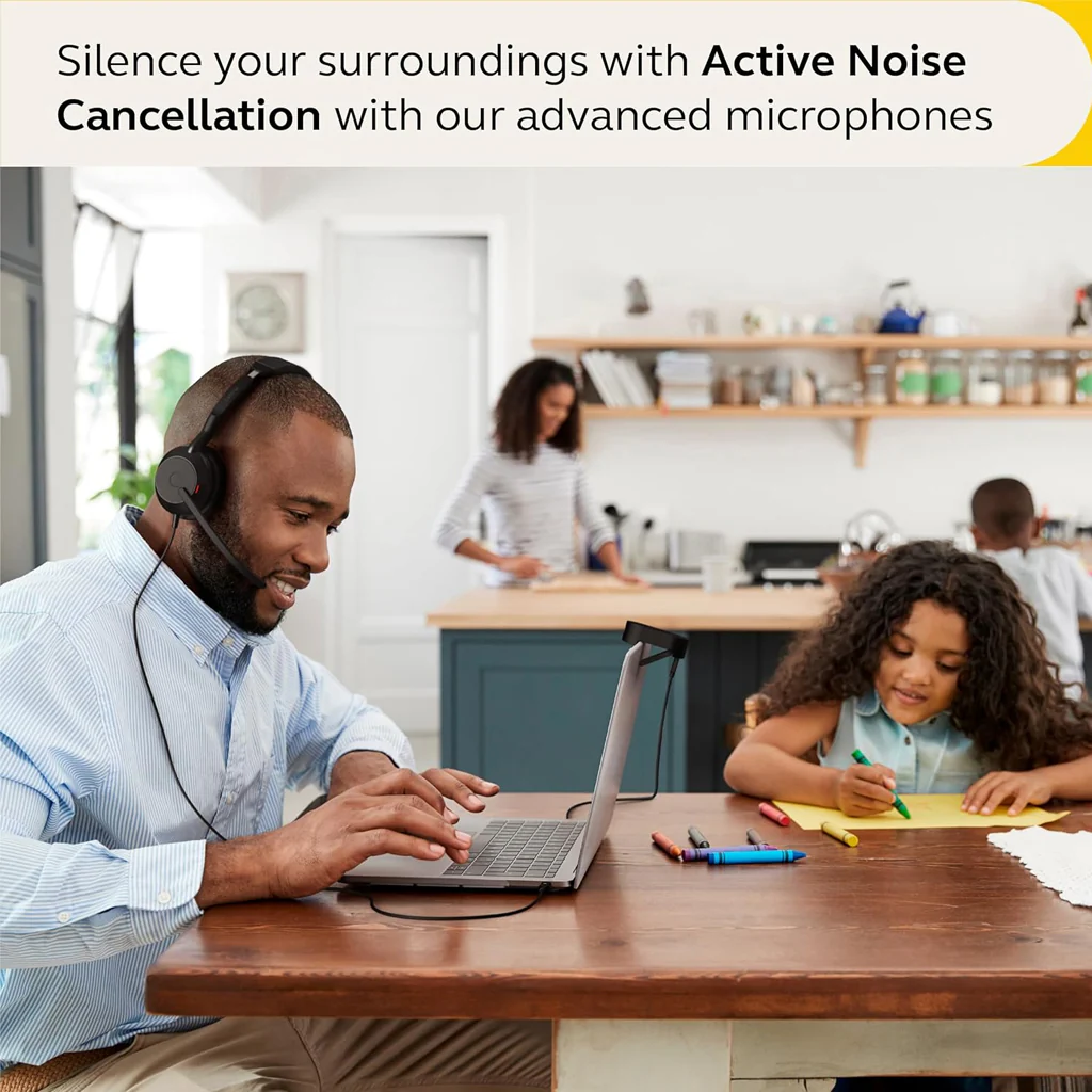 JABRA - EVOLVE2 50 MS Stereo Headset(Unboxed) - Image 3