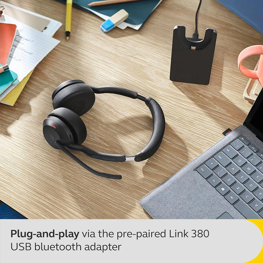 Jabra - Evolve2 55 Stereo Wireless Headset (Unboxed) - Image 5