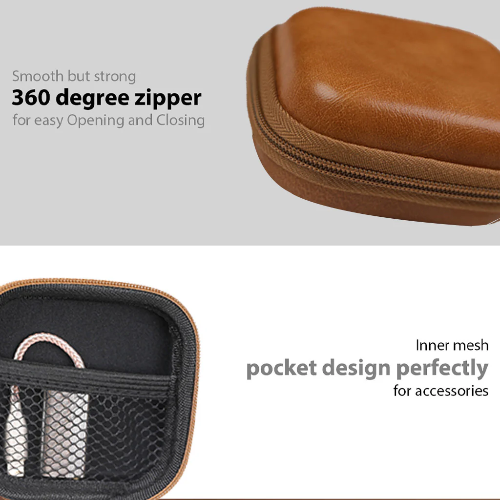 JUZEAR - AC34 PU Leather Earphone Case for IEM - Image 4