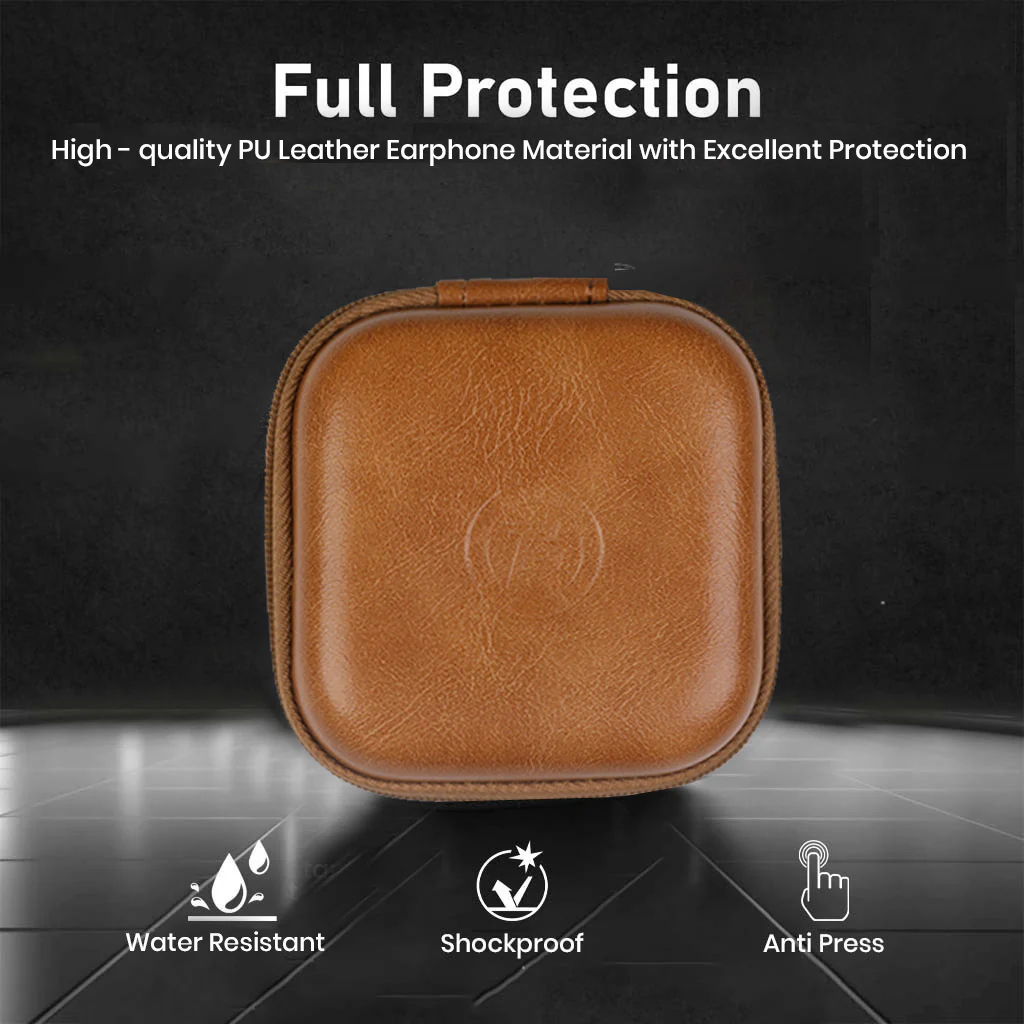 JUZEAR - AC34 PU Leather Earphone Case for IEM - Image 7
