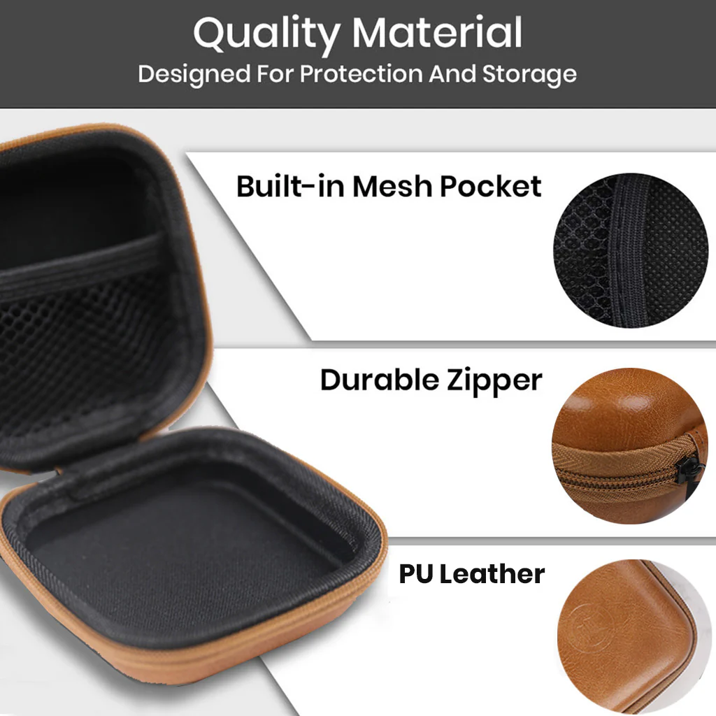 JUZEAR - AC34 PU Leather Earphone Case for IEM - Image 8