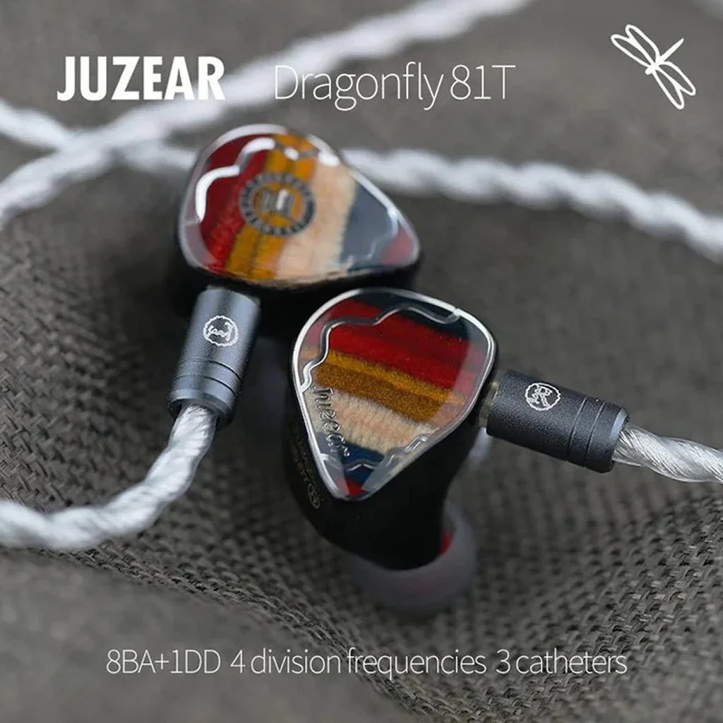 JUZEAR Dragonfly 81T 1DD+8BA Hybrid Drivers IEM - Image 8