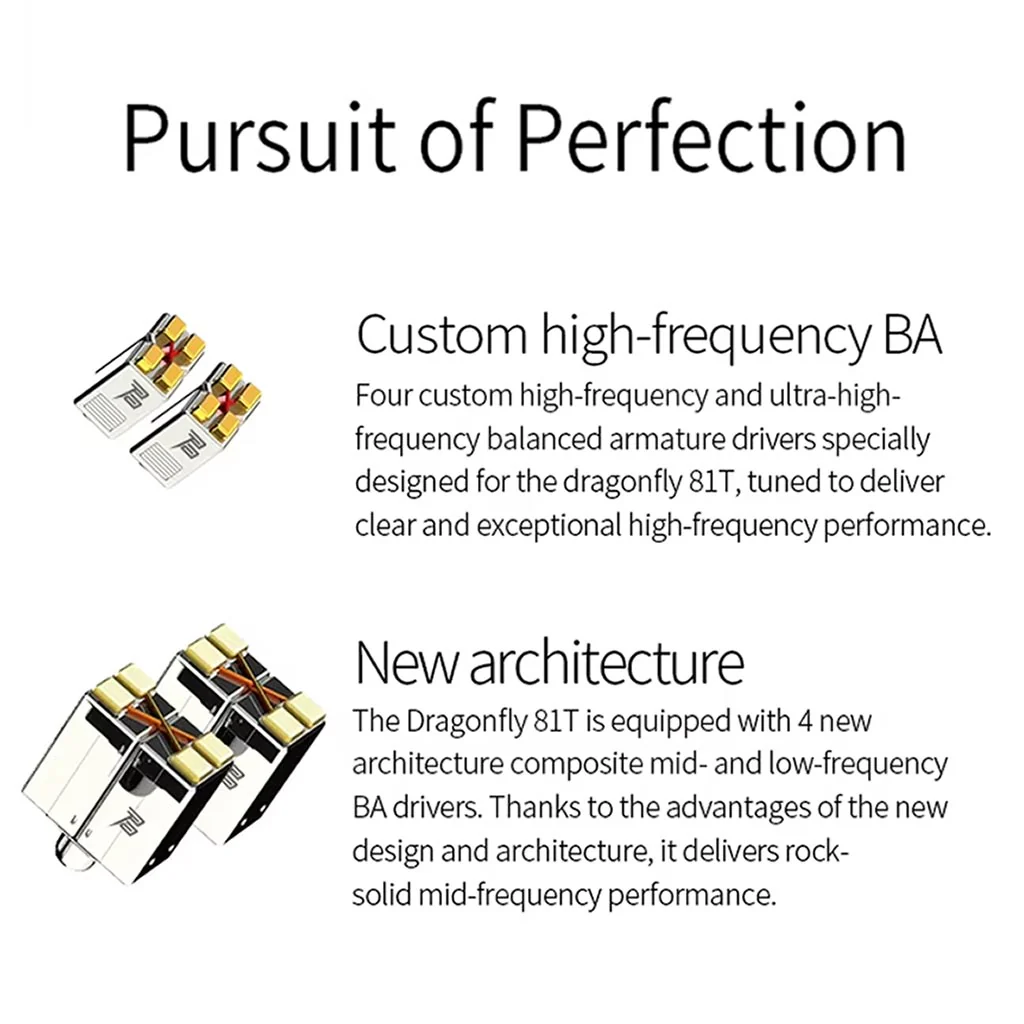 JUZEAR Dragonfly 81T 1DD+8BA Hybrid Drivers IEM - Image 9