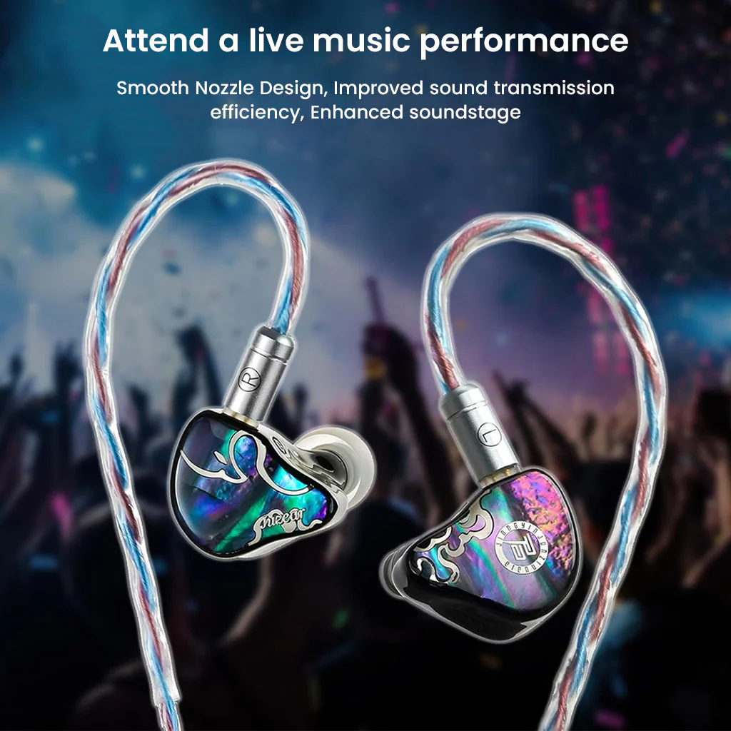 JUZEAR x Z Reviews Defiant 1DD+3BA Hybrid IEMs - Image 2