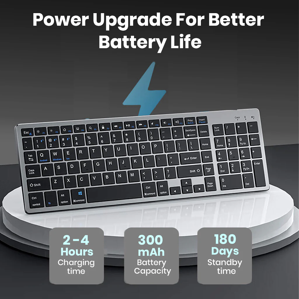K936 Wireless Keyboard and Mouse Combo with Multi-Device Connectivity - Image 6