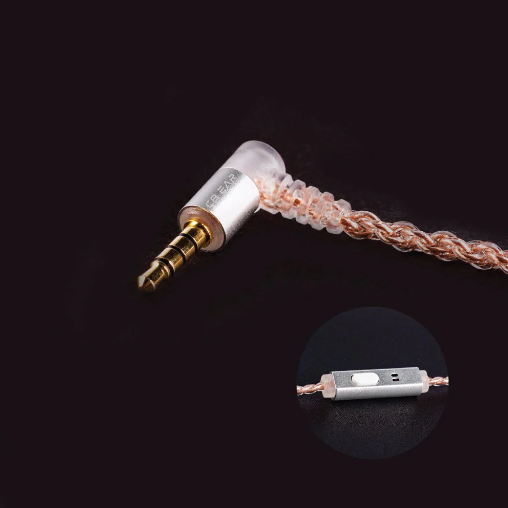 KBEAR - 4 Core Upgrade Cable for IEM with Mic - Image 7