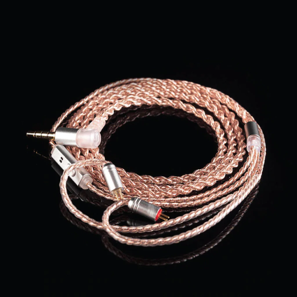 KBEAR - 4 Core Upgrade Cable for IEM with Mic - Image 8