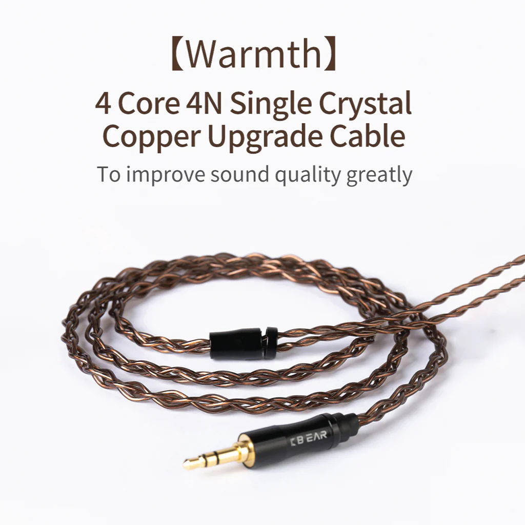 KBEAR - 4 Core Warmth Upgrade Cable for IEM - Image 20