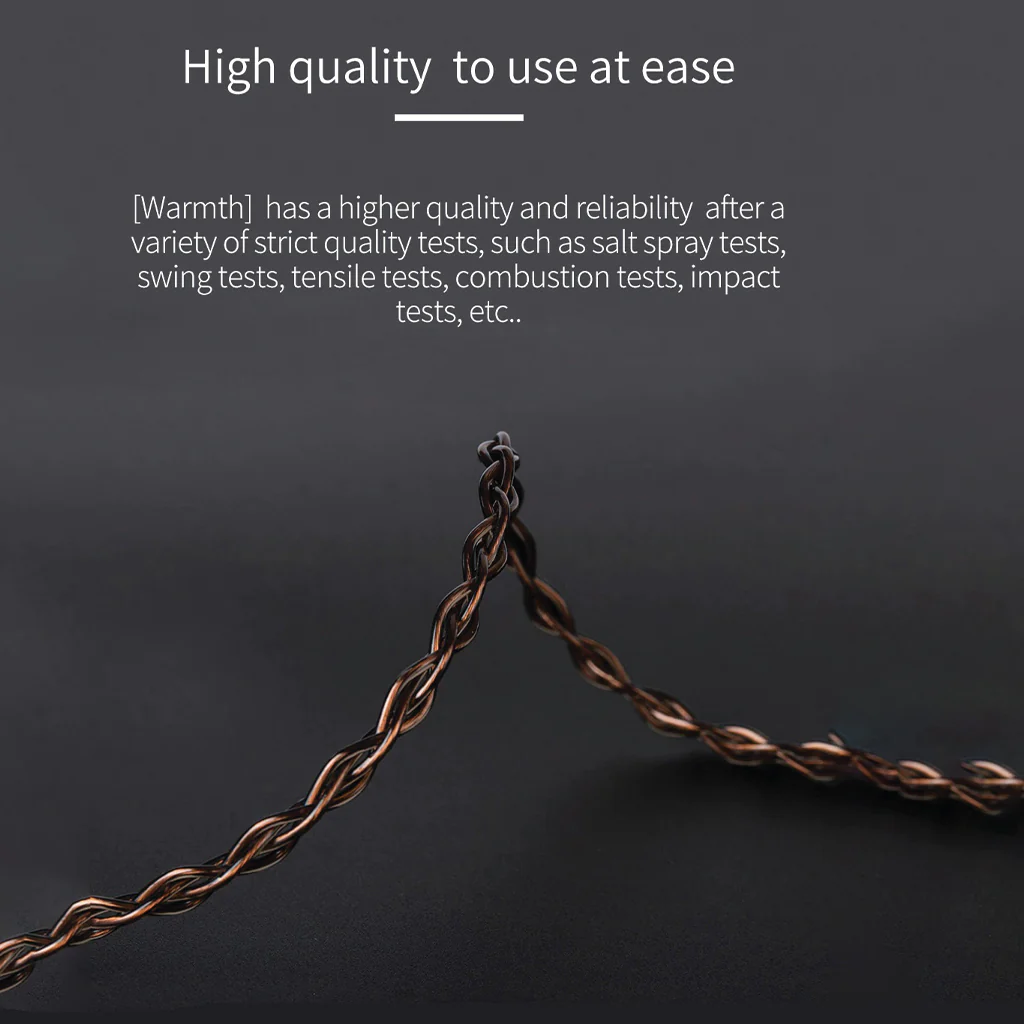 KBEAR - 4 Core Warmth Upgrade Cable for IEM - Image 30