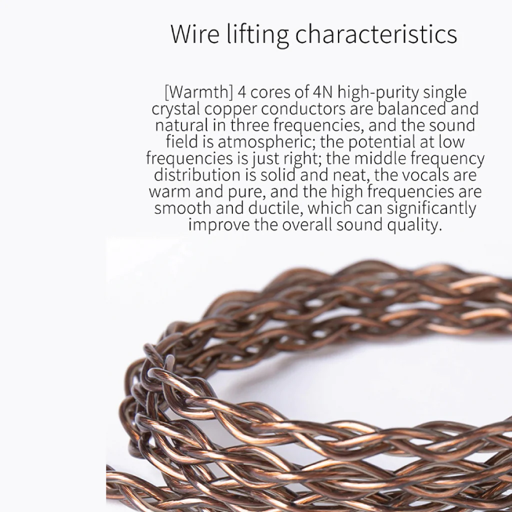 KBEAR - 4 Core Warmth Upgrade Cable for IEM - Image 32