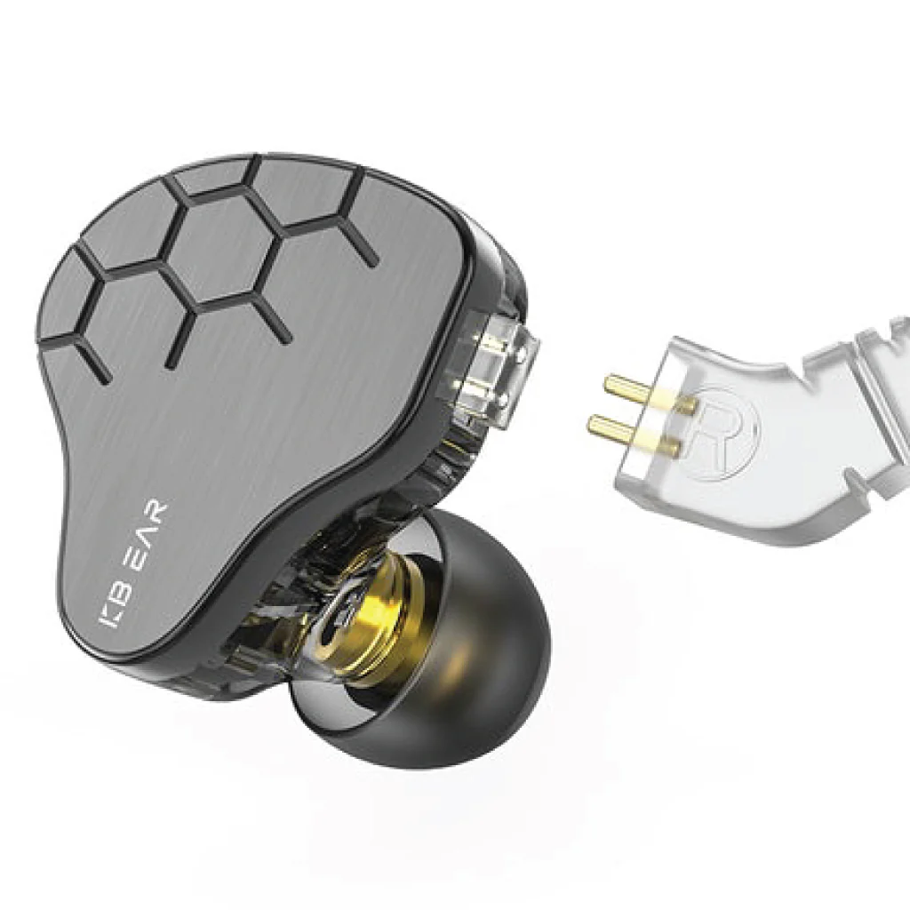 KBEAR Lark Wired with Mic Earphones 2 Pin 1BA 1DD(Demo Unit) - Image 4