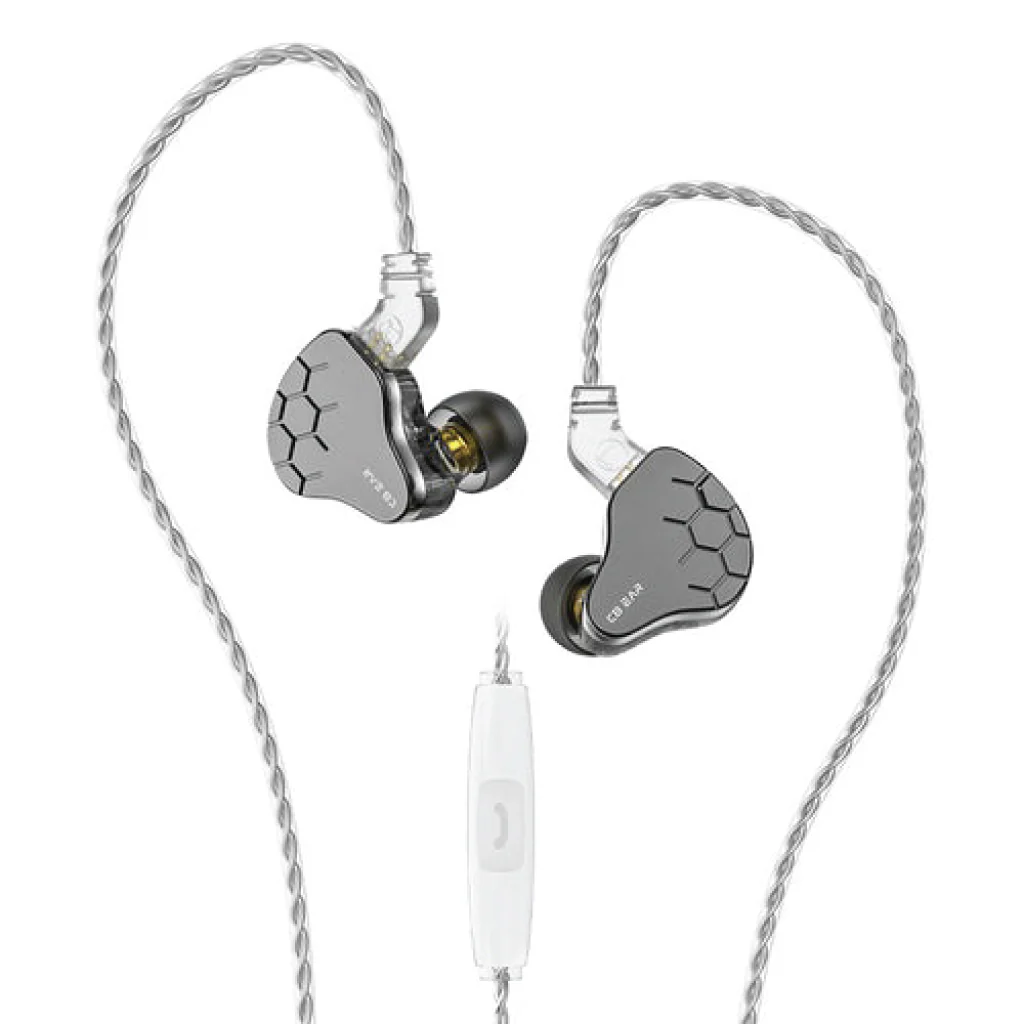 KBEAR Lark Wired with Mic Earphones 2 Pin 1BA 1DD(Demo Unit) - Image 5
