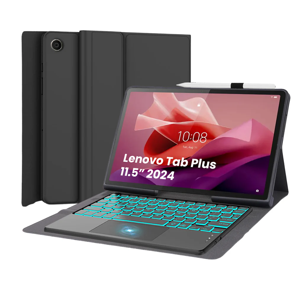 Keyboard Case for Lenovo Tab Plus 11.5” 2024 ZADX0098IN Folio Cover
