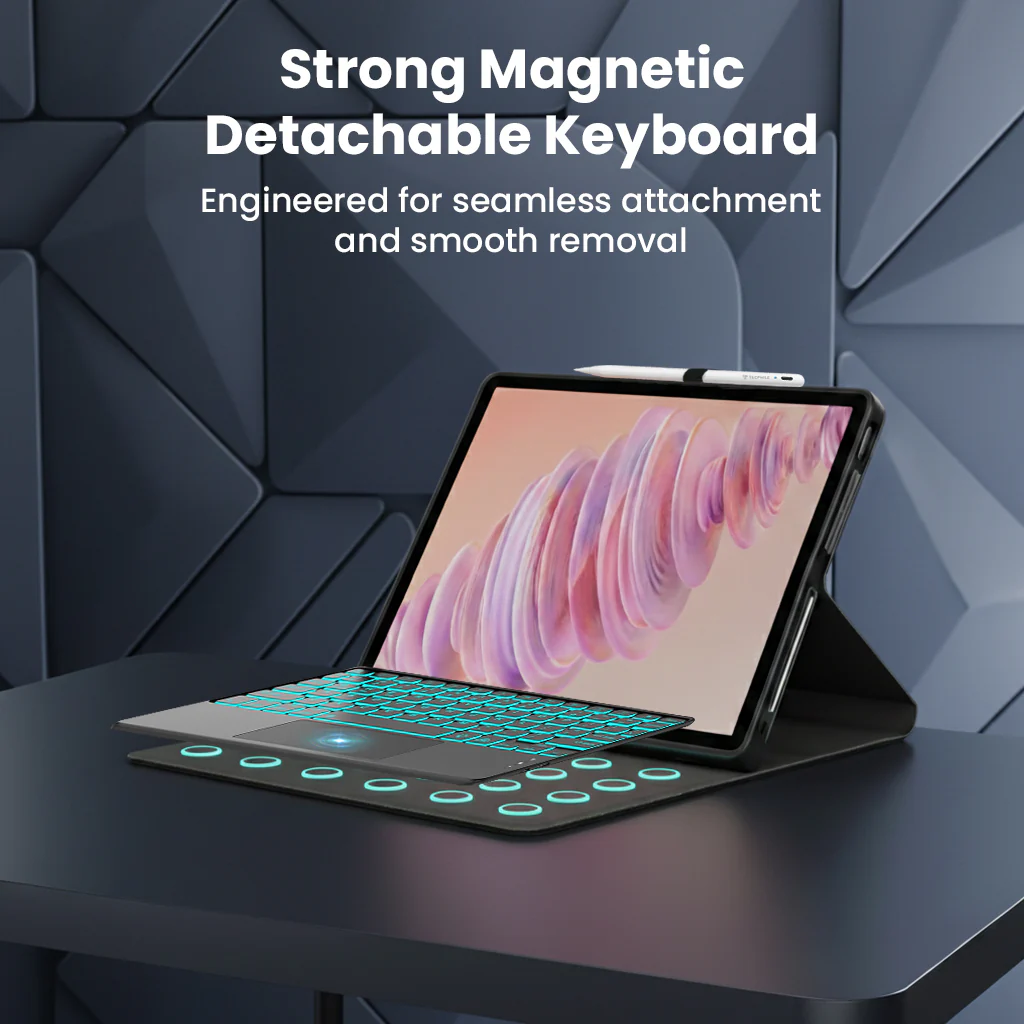 Keyboard Case for Lenovo Tab Plus 11.5” 2024 ZADX0098IN Folio Cover - Image 6