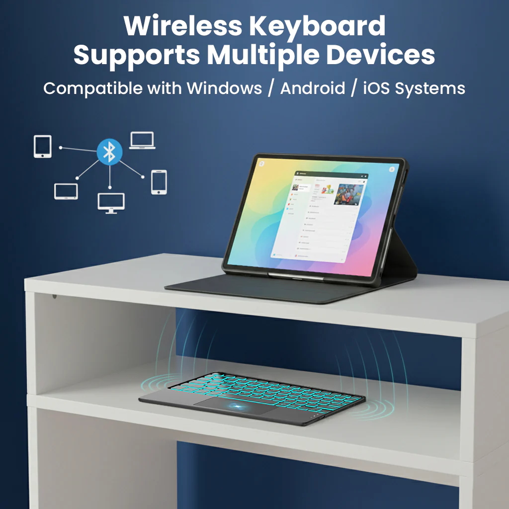 Keyboard Case for Lenovo Tab Plus 11.5” 2024 ZADX0098IN Folio Cover - Image 8