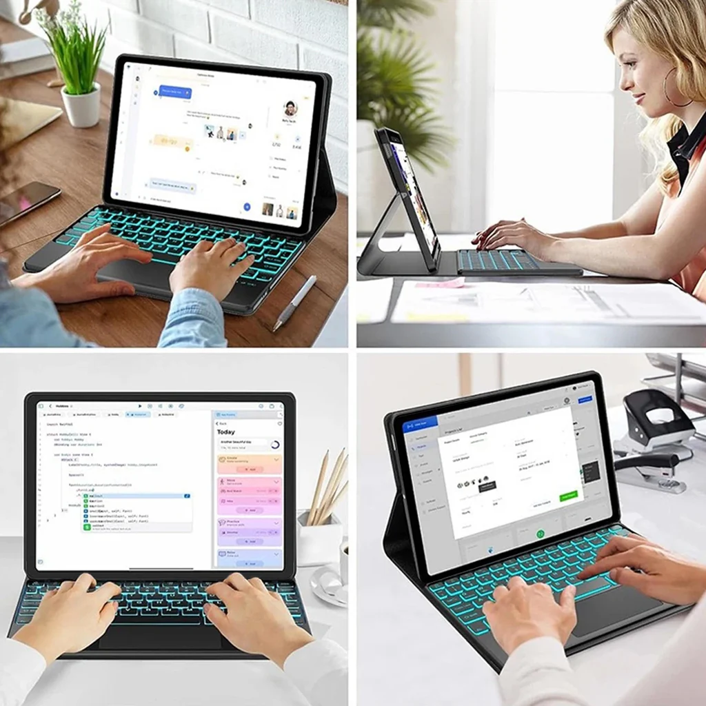 Keyboard Case for Moto Pad 60 Pro, Lenovo Idea Tab Pro 2025, Lenovo Tab P12 12.7” - Image 10